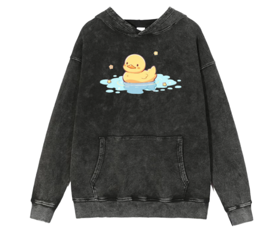 duck Oversize Hoodie Washed 22