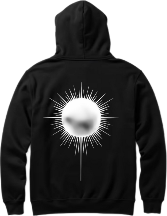 Goth Oversize Hoodie Black Back 22