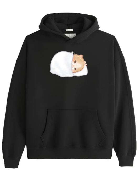 cat Oversize Hoodie Black 22