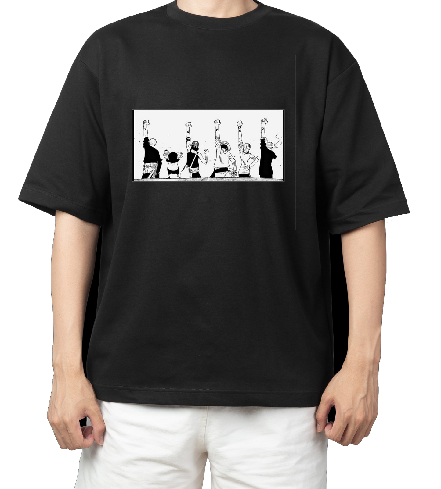 one piece t- shirt One Size Black 21