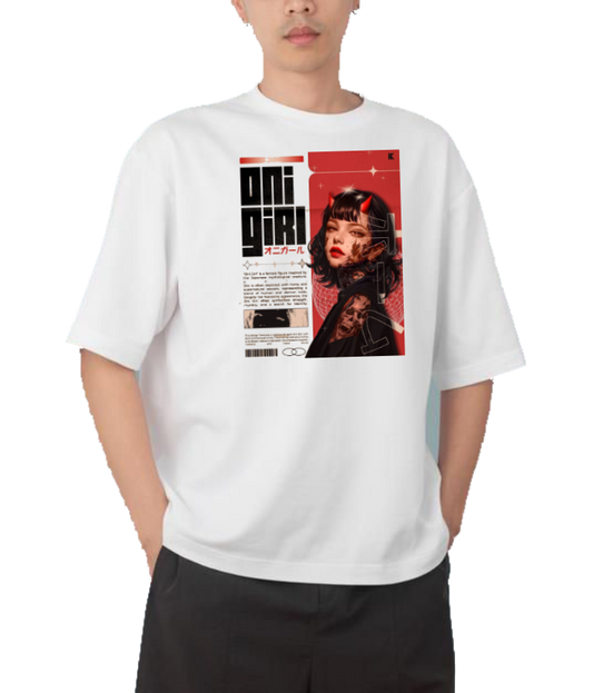 RANDOM ANIME GIRL  t- shirt White 22