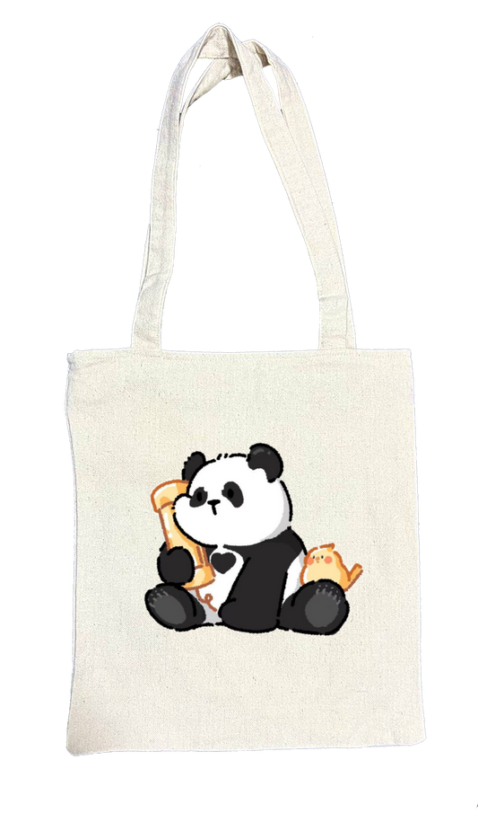 PANDA tote bag beige 22