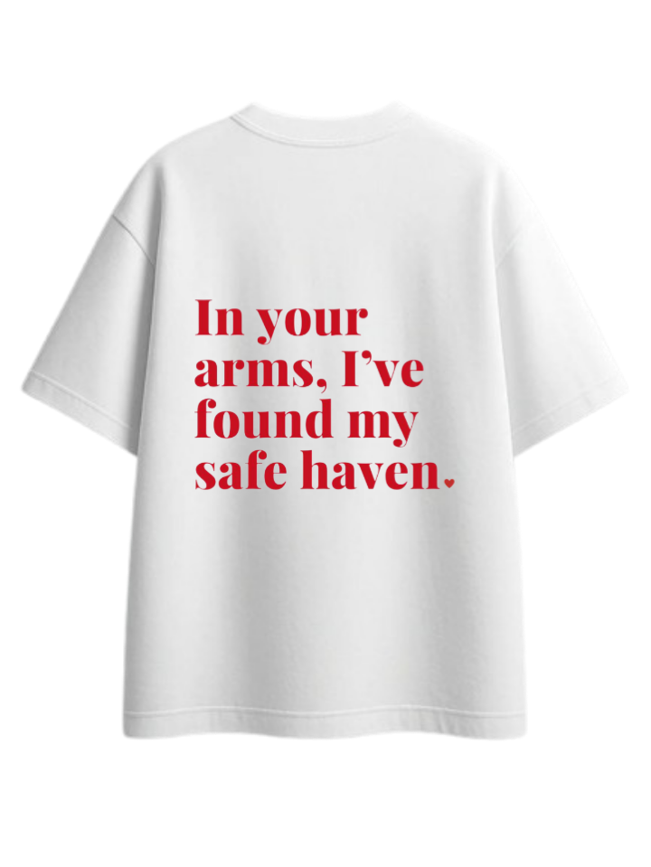 VaIentine coupIe t- shirt White Back 22