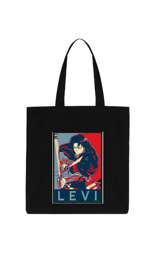 Anime Attack on titan shingeki no kyojin Aot Black tote bag 22