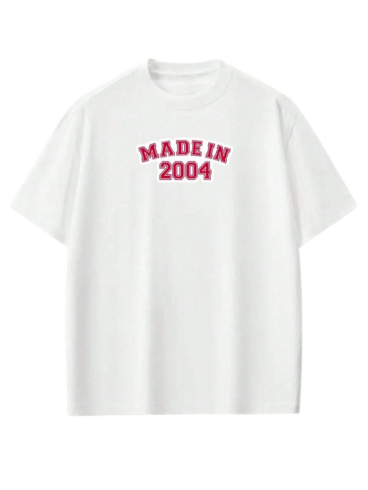 age t- shirt White 2004