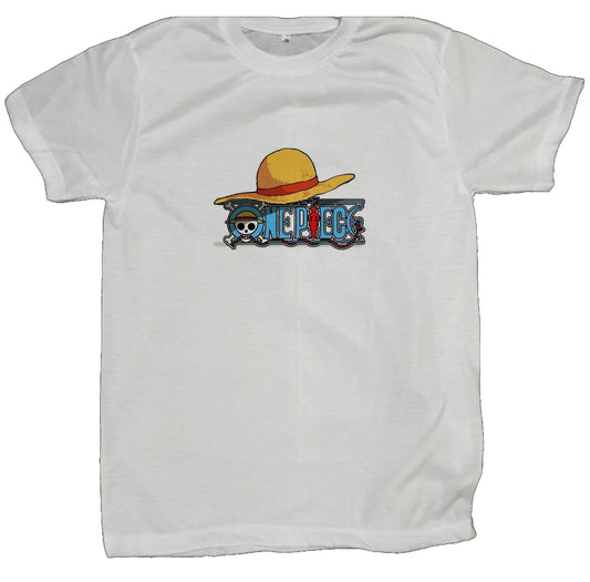 one piece t- shirt fat White 22