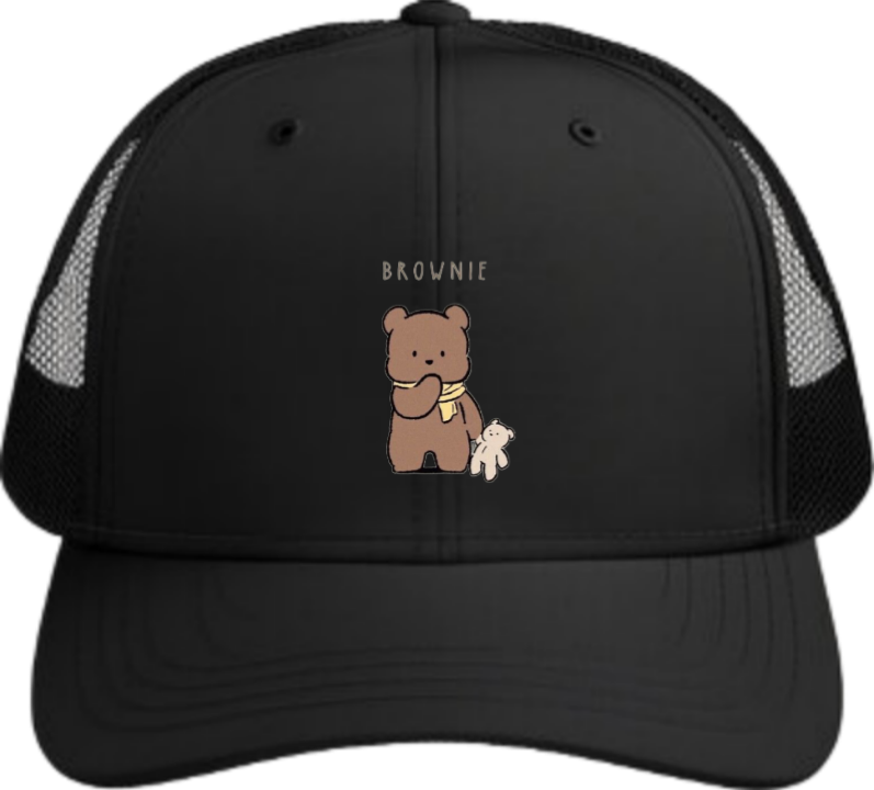 bear Baseball cap Black 22