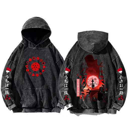 Naruto Shippuden One Size hoodie Washed Back 22