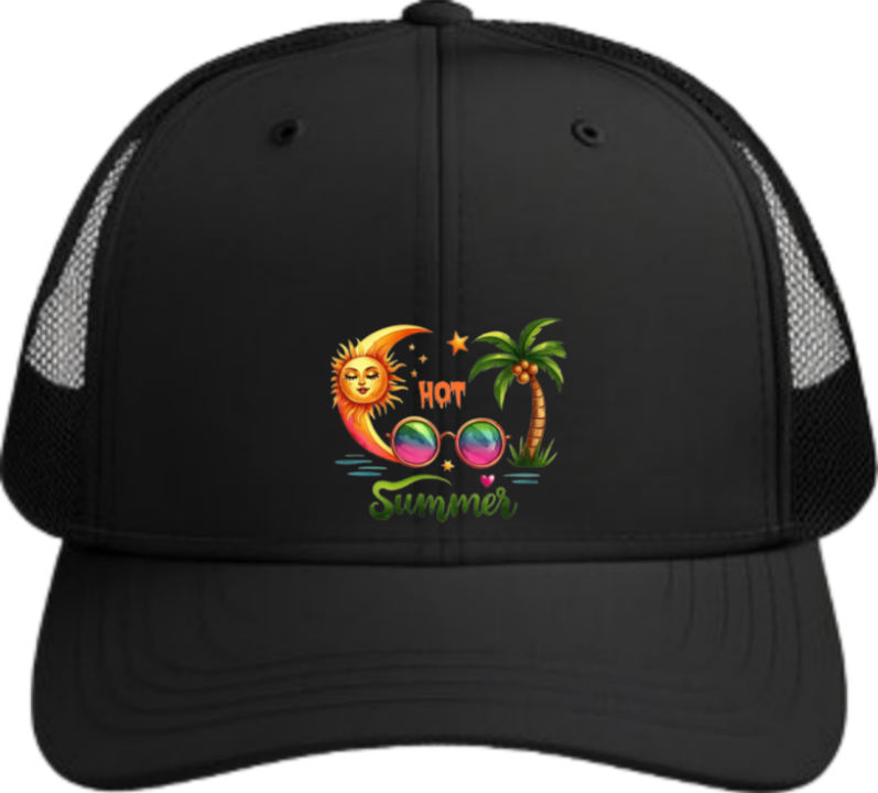 Summer Vibes Baseball cap Black 22