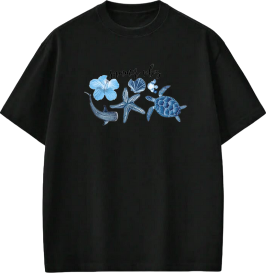 Summer Vibes t- shirt Black Back 20
