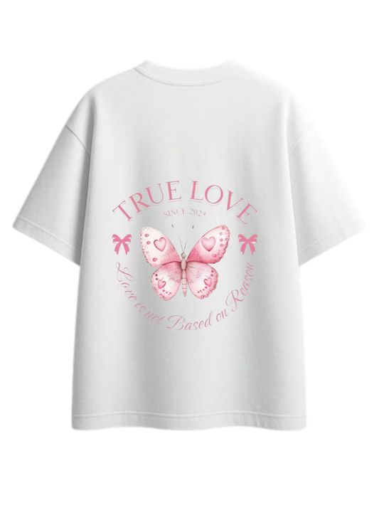 butterflies t- shirt White Back 22