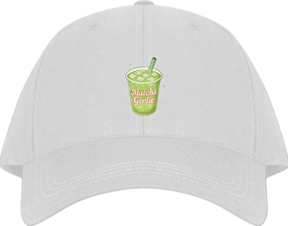 Matcha Girlie Baseball cap White 237