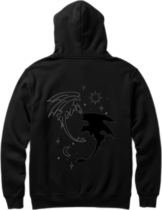 How to Train Your Dragon One Size hoodie Black Back 23