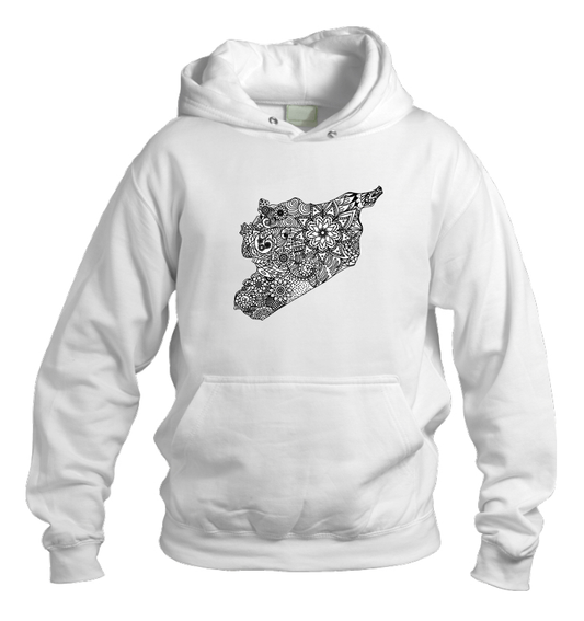 Syria One Size hoodie White 23