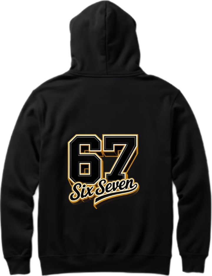 designs 67 Oversize Hoodie Black Back 23