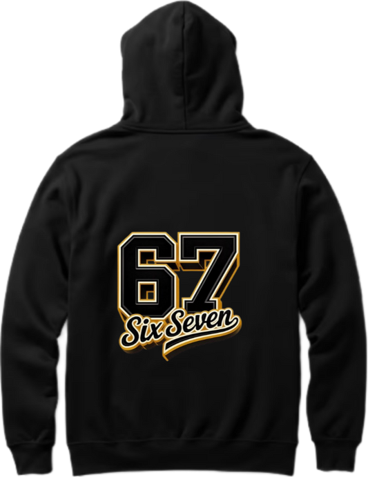 designs 67 Oversize Hoodie Black Back 23