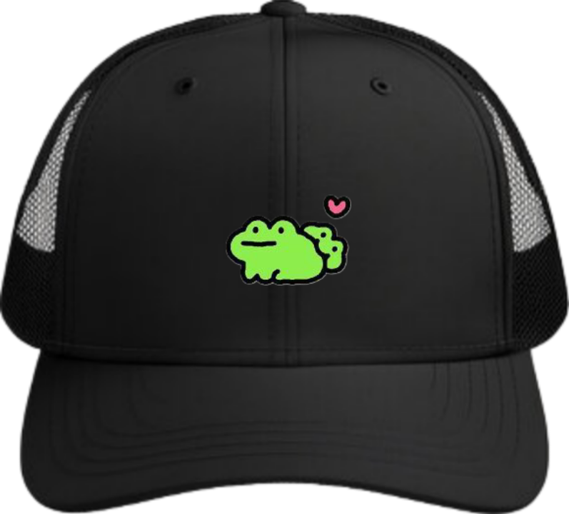 Frog Baseball cap Black 23