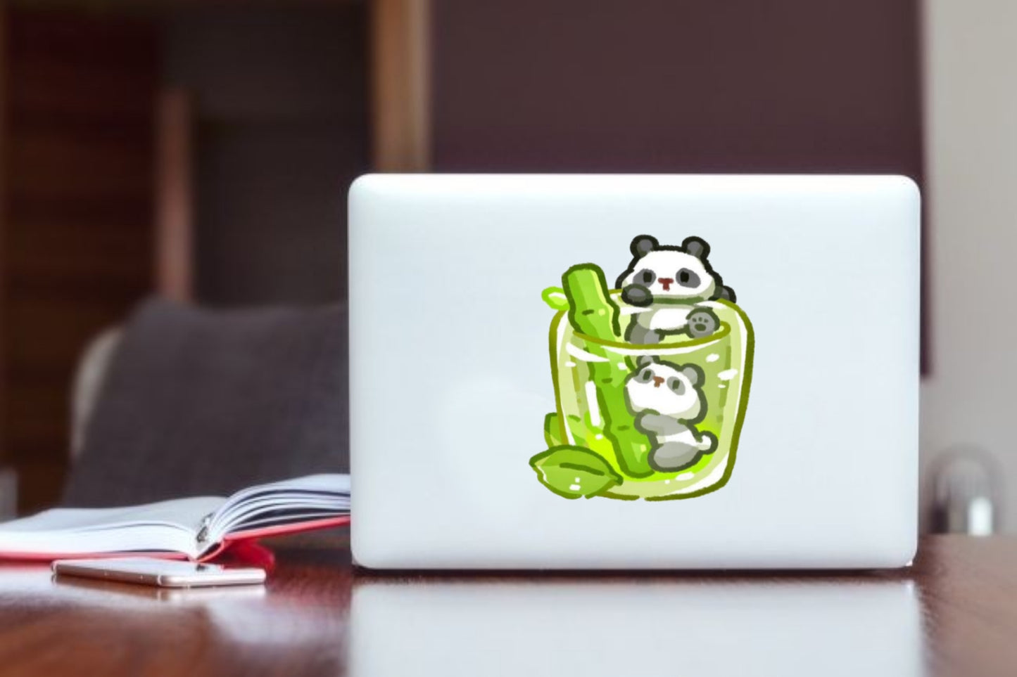 panda Laptop Sticker 23