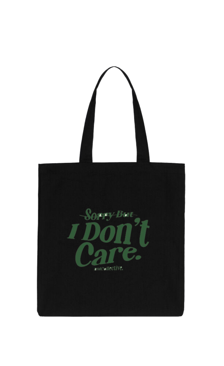 Sorry-But Don't Care. tote bag Black 23