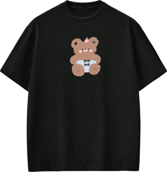 bear t- shirt Black  23