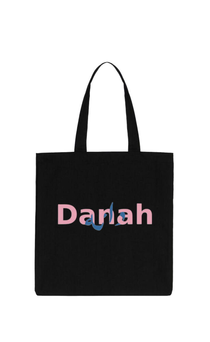 names tote bag Black Danah 23