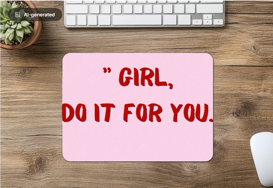 Mouse Pad ১১ GIRL, DO IT FOR YOU.