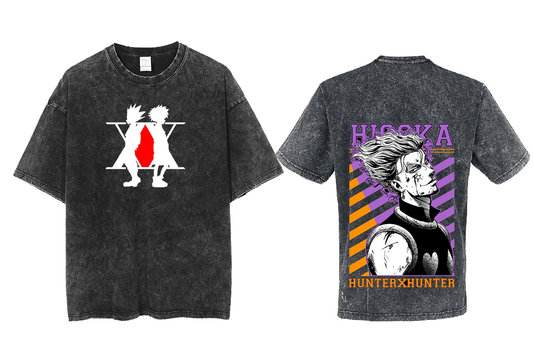 Hunter × Hunter t- shirt One Size Washed Back 23