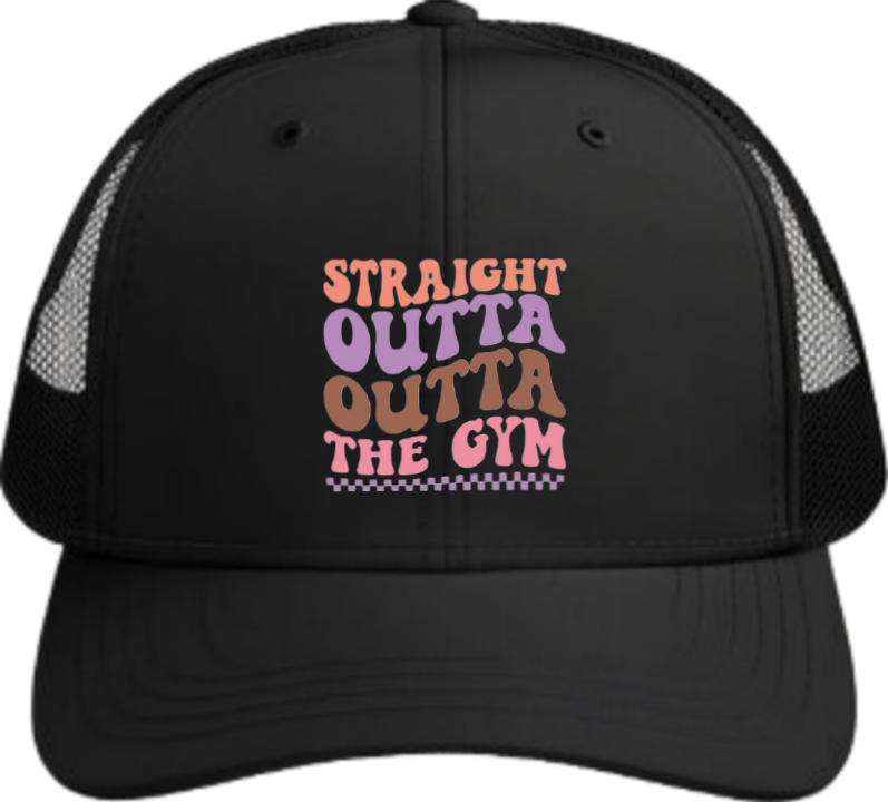 workout gym pilates Baseball cap Black 23