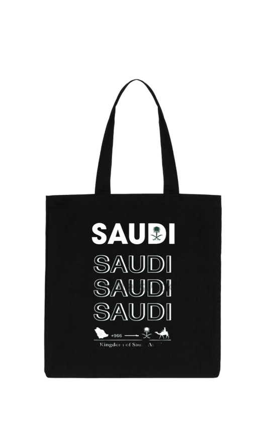 SaudIa Arabia saudi tote bag Black 23