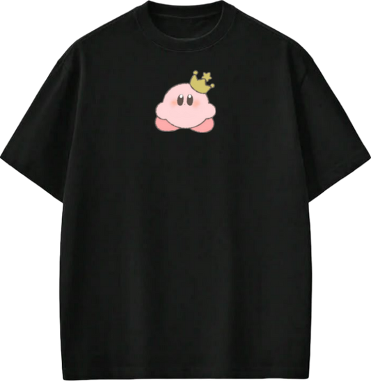 Cute Kirby Anime Graphic T-Shirt, Y2K Aesthetic Kawaii Gaming Tee, Casual Oversized Short Sleeve Top for Wome 23