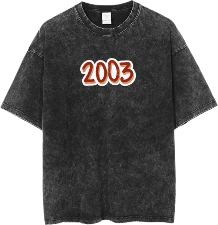 age t- shirt Washed 2003