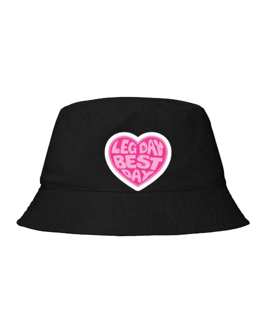 workout gym pilates Bucket hat Fishman hat cap Black 23