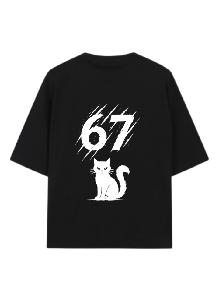 67 designs One Size t- shirt Black Back 22