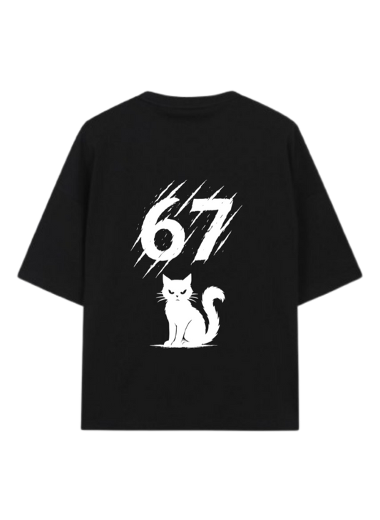 67 designs One Size t- shirt Black Back 22