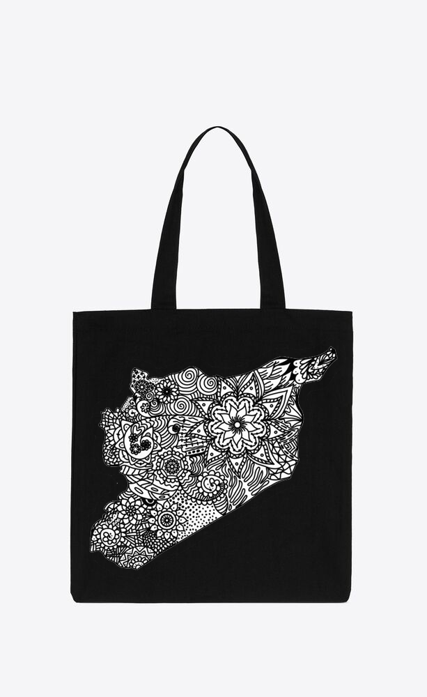Syria tote bag Black 23