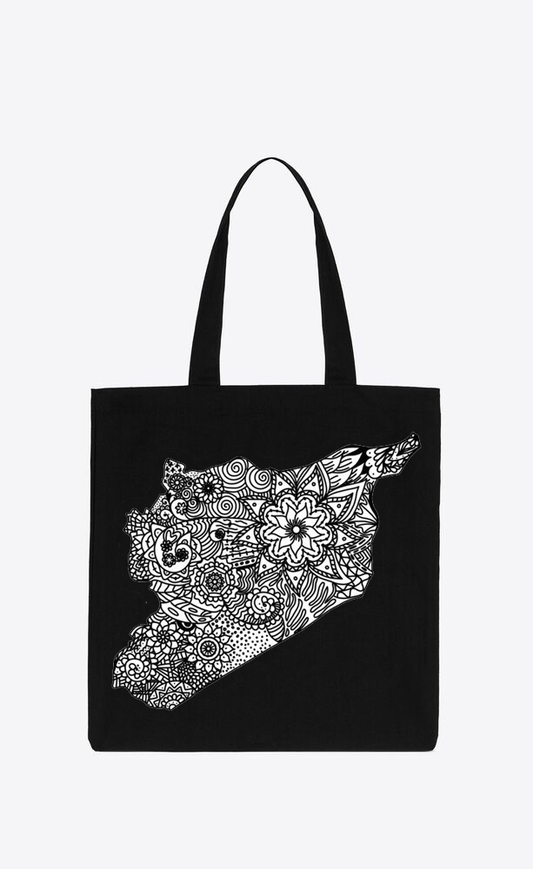 Syria tote bag Black 23