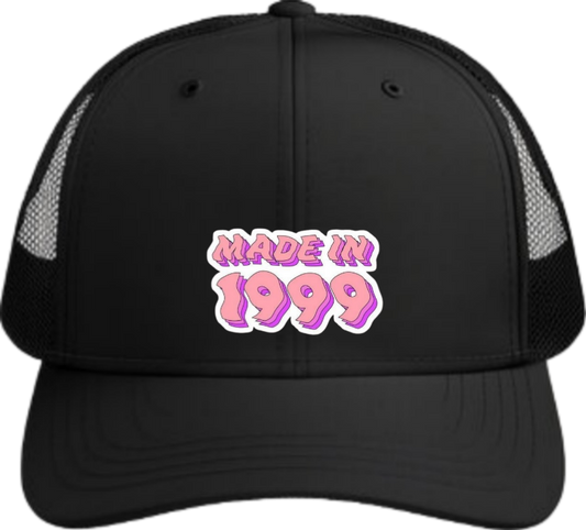 age Baseball cap Black 1999