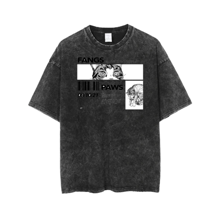 RANDOM ANIME GIRL t- shirt Washed  23