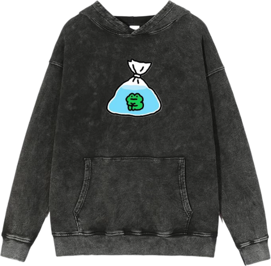 Frog Oversize Hoodie Washed 23