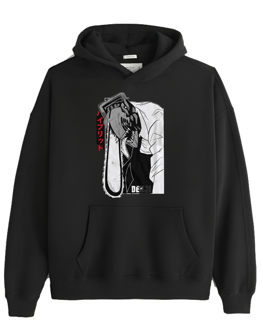 Chainsaw Man One Size hoodie Black 22