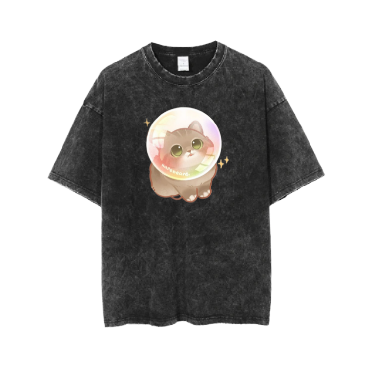 cat One Size t- shirt  Washed 23