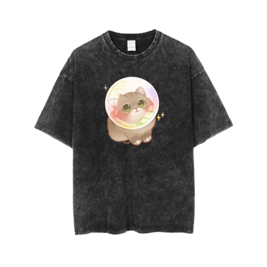 cat One Size t- shirt  Washed 23
