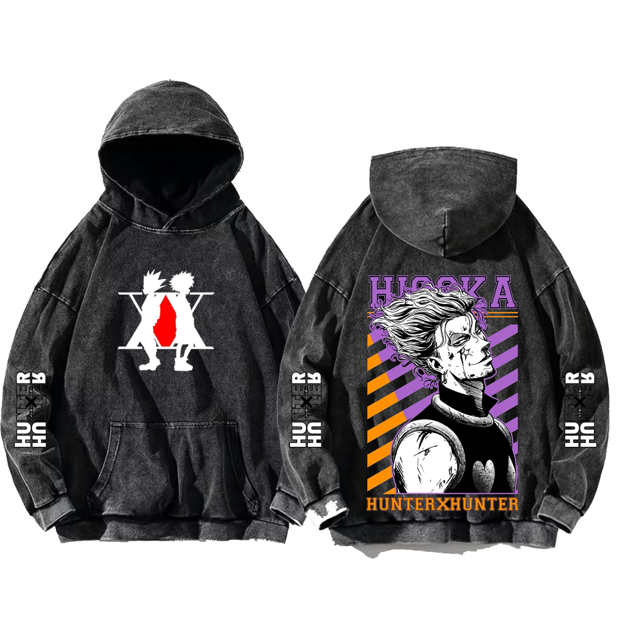 Hunter × Hunter One Size hoodie Washed Back 23