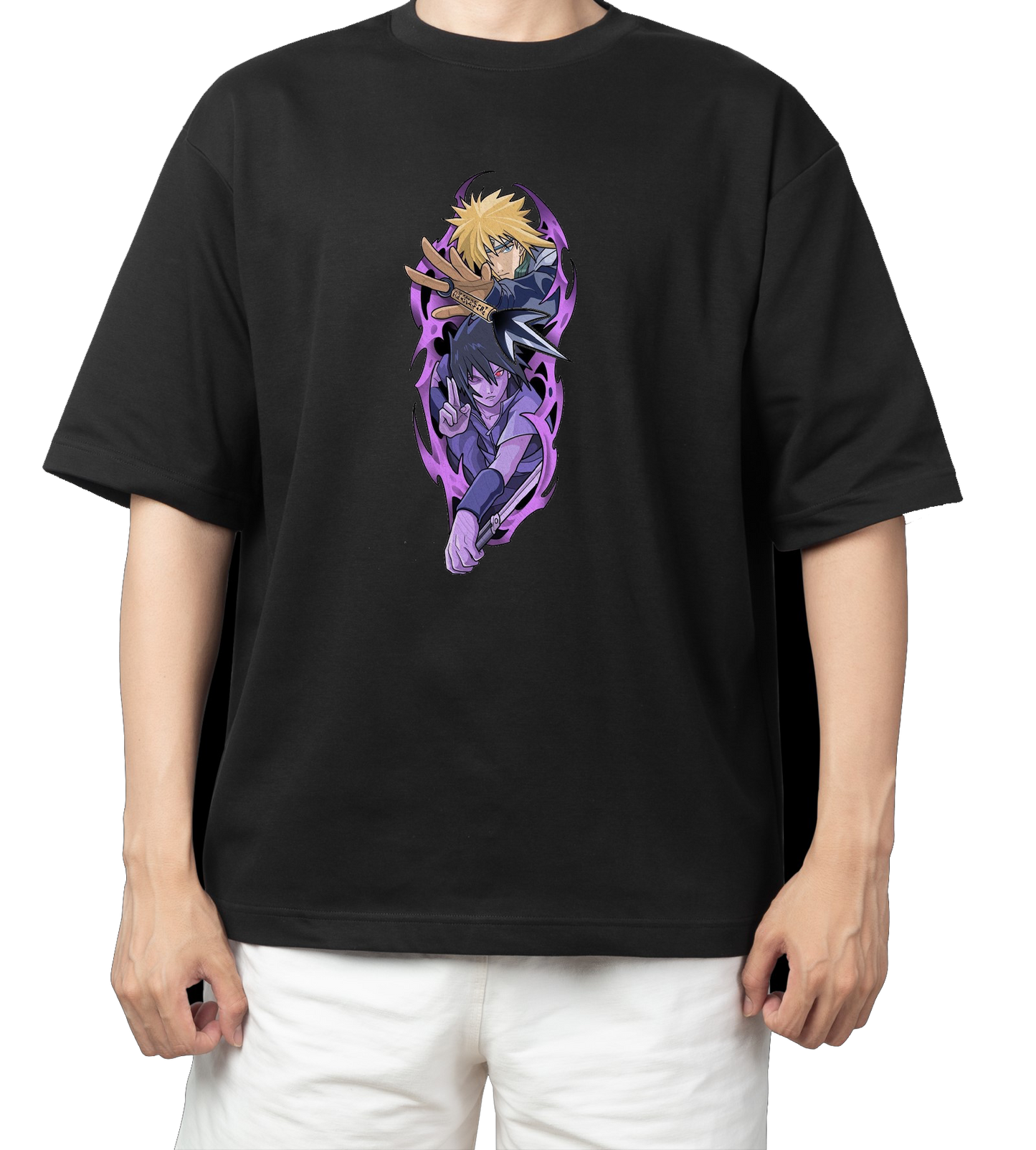 Naruto Shippuden t- shirt One Size Black 23