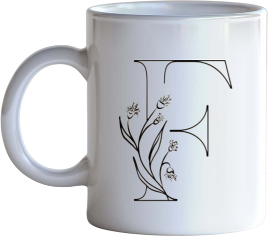 vector letter Mug F 23