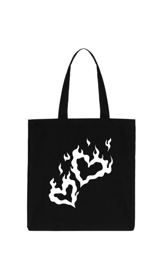 Goth tote bag Black 23