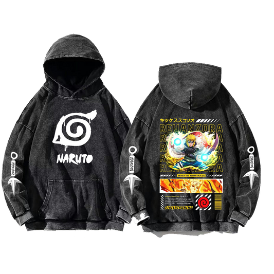 Naruto Shippuden One Size hoodie Washed Back 23