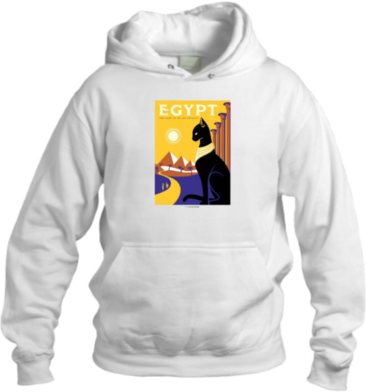 Egypt Over Size hoodie White 23