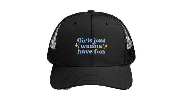 Baseball cap Black Girls just wanna have fun 23