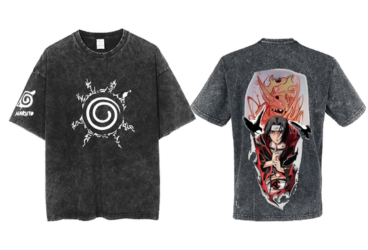 Naruto Shippuden t- shirt One Size Washed Back 23